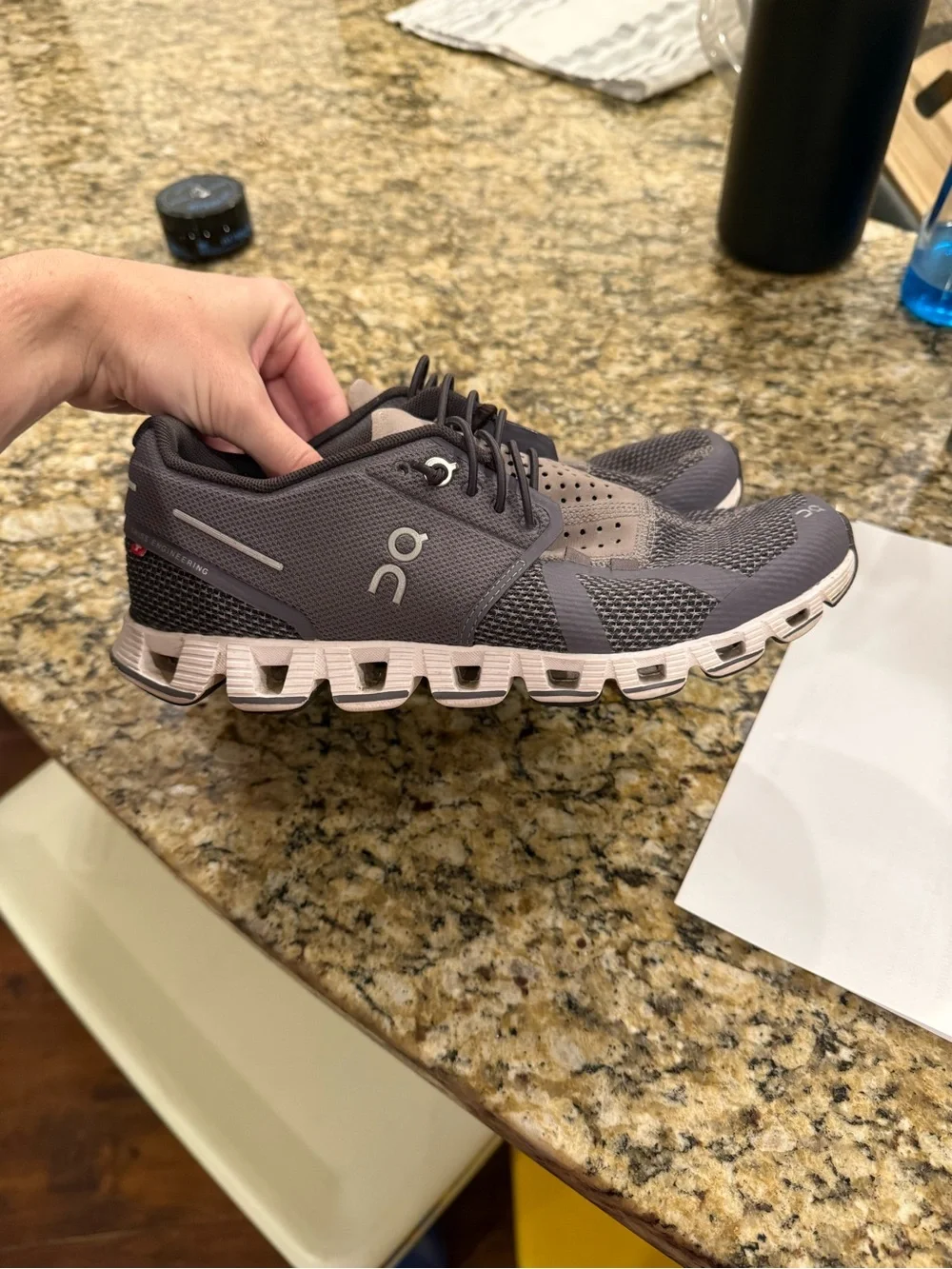 On Cloud Running Shoes in Purple